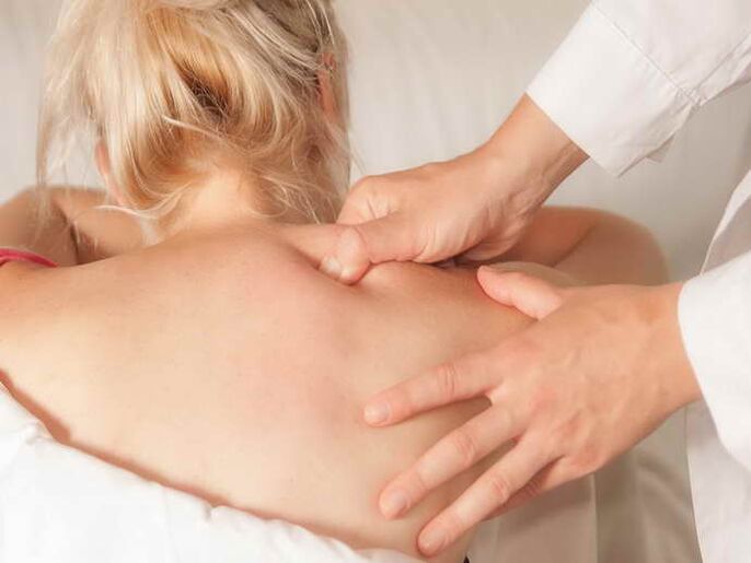 Massage of sternum and cartilage disease